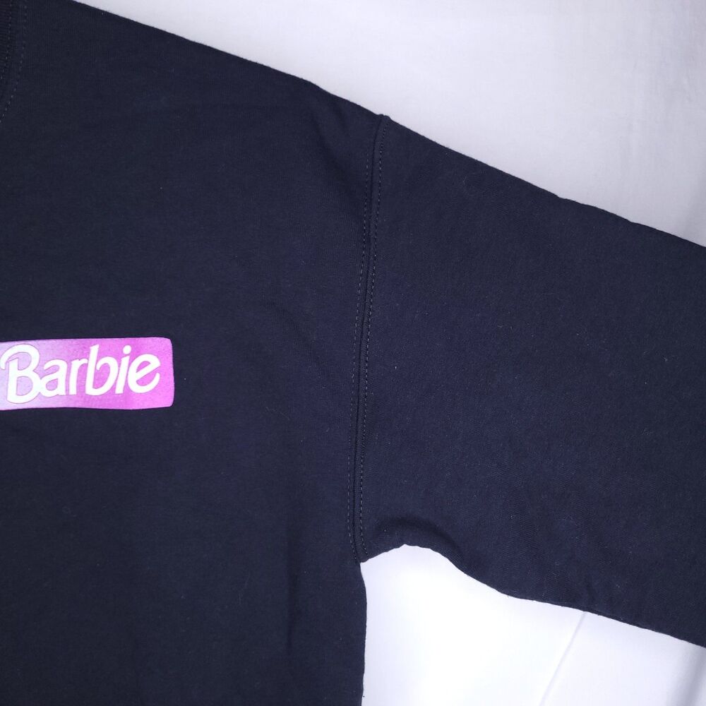 Barbie Dream Car Sweatshirt Womens Medium Black Fleece - Picture 5 of 10